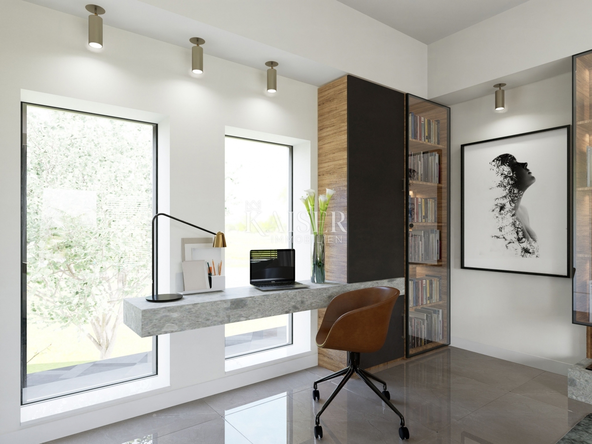 Istria, Trget - nuovo edificio con piscina, 181 m2