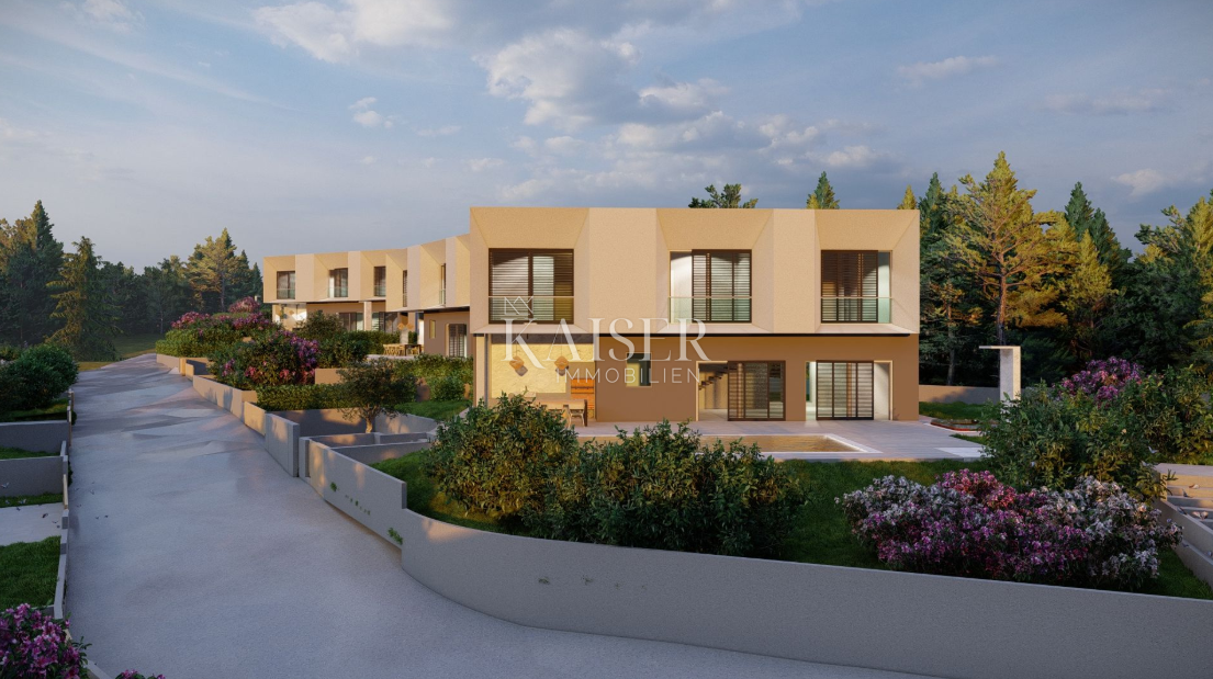 Istria, Trget - nuovo edificio con piscina, 181 m2