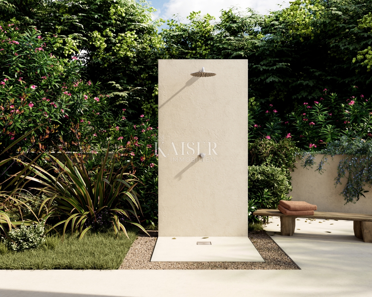 Istria, Labin -Trget - nuovo edificio con piscina, 181 m2