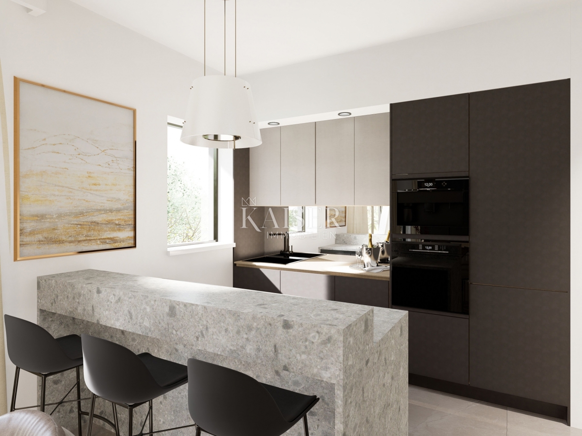 Istria, Trget - nuovo edificio con piscina, 181 m2