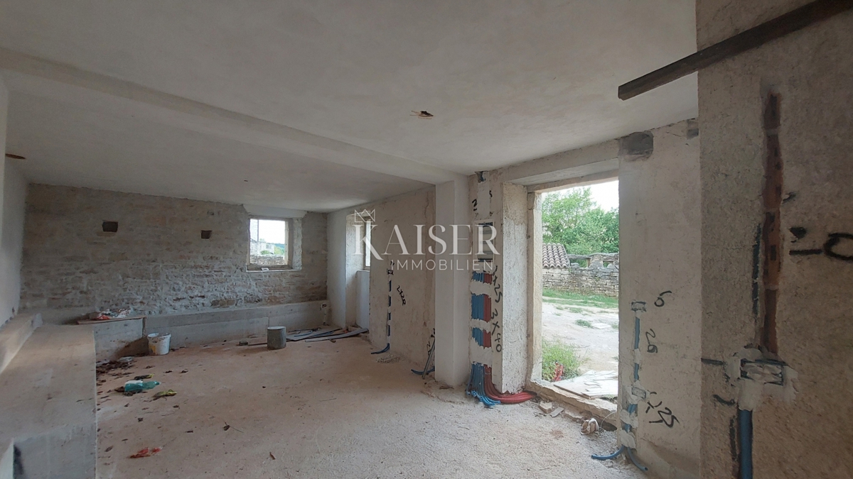 Istria, Grisignana - Casa indipendente in pietra, 90m2, al grezzo