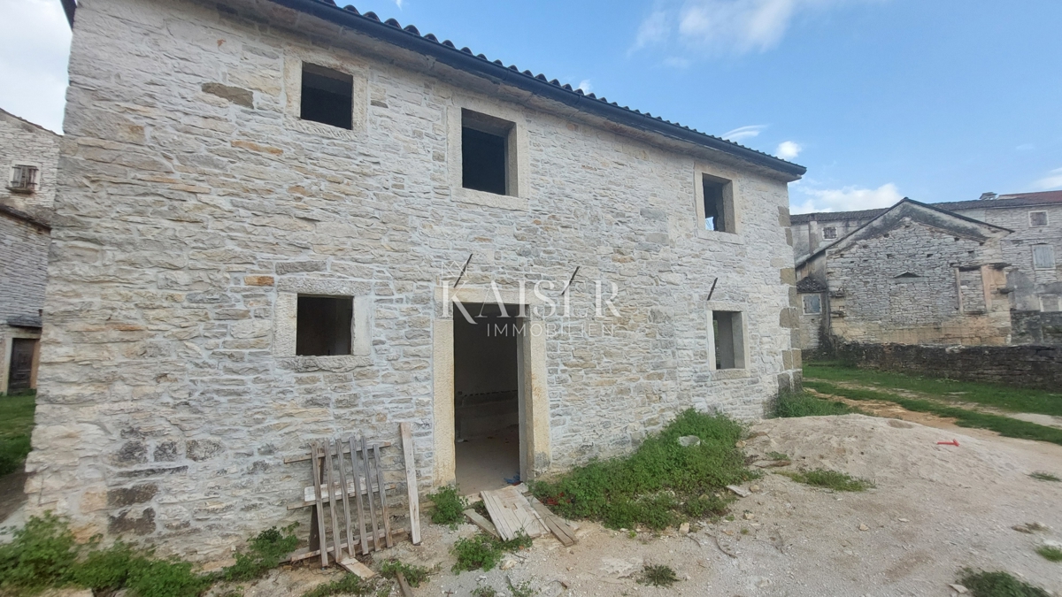 Istria, Grisignana - Casa indipendente in pietra, 90m2, al grezzo