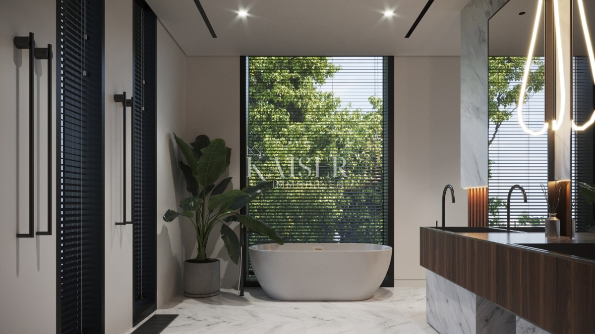 Abbazia, Veprinac – Terreno con vista fenomenale e permesso per una villa di lusso