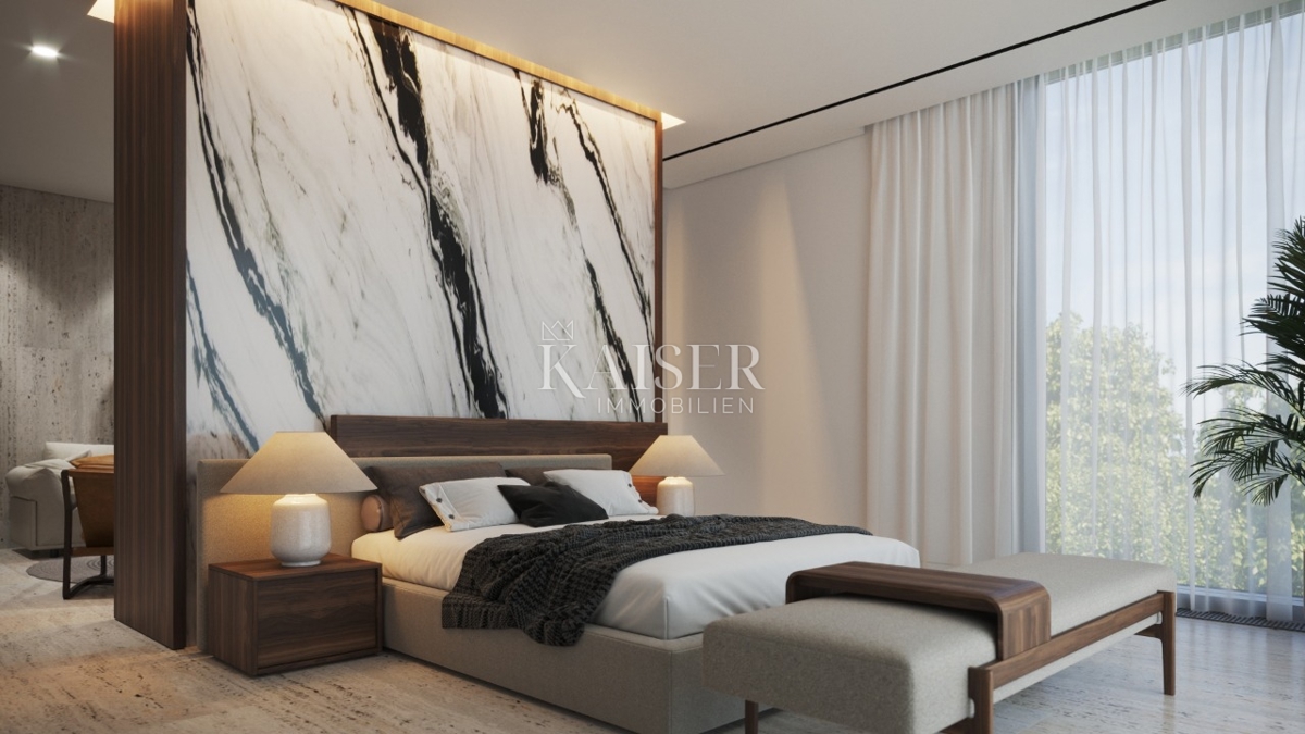 Abbazia, Veprinac – Terreno con vista fenomenale e permesso per una villa di lusso