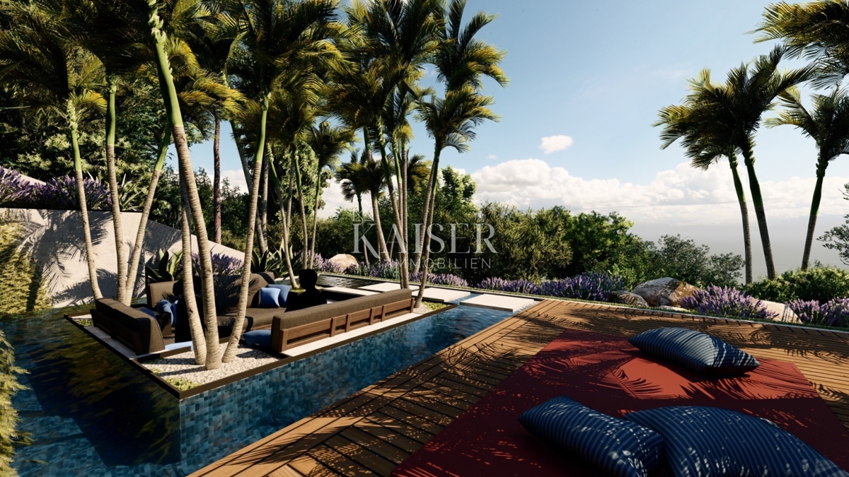 Abbazia, Veprinac – Terreno con vista fenomenale e permesso per una villa di lusso