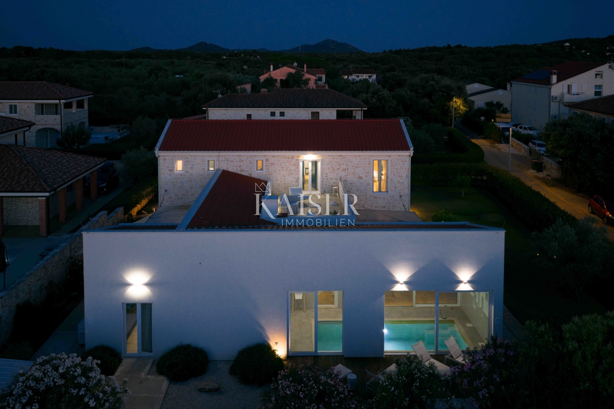 Zara, Ugljan - Villa mediterranea vicino al castello Califfi