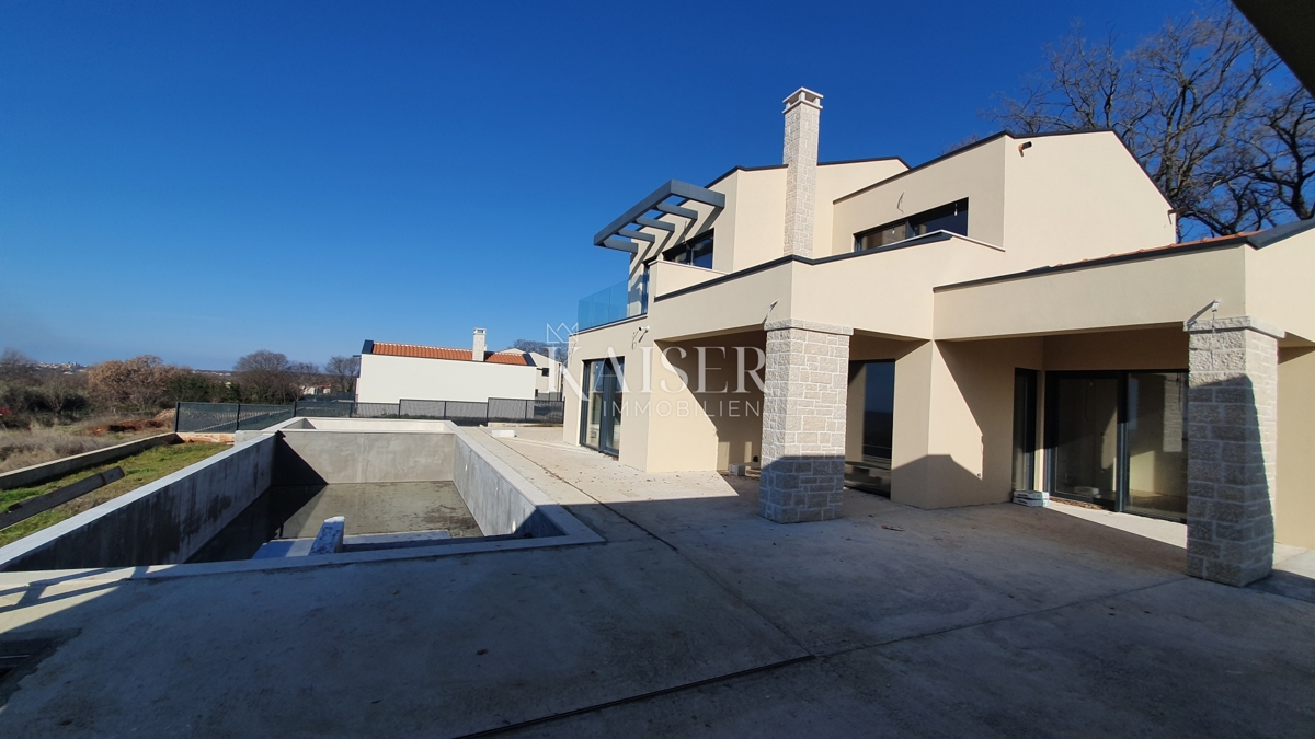 Istria - Sveti Lovreč, una villa esclusiva con una splendida vista sul mare