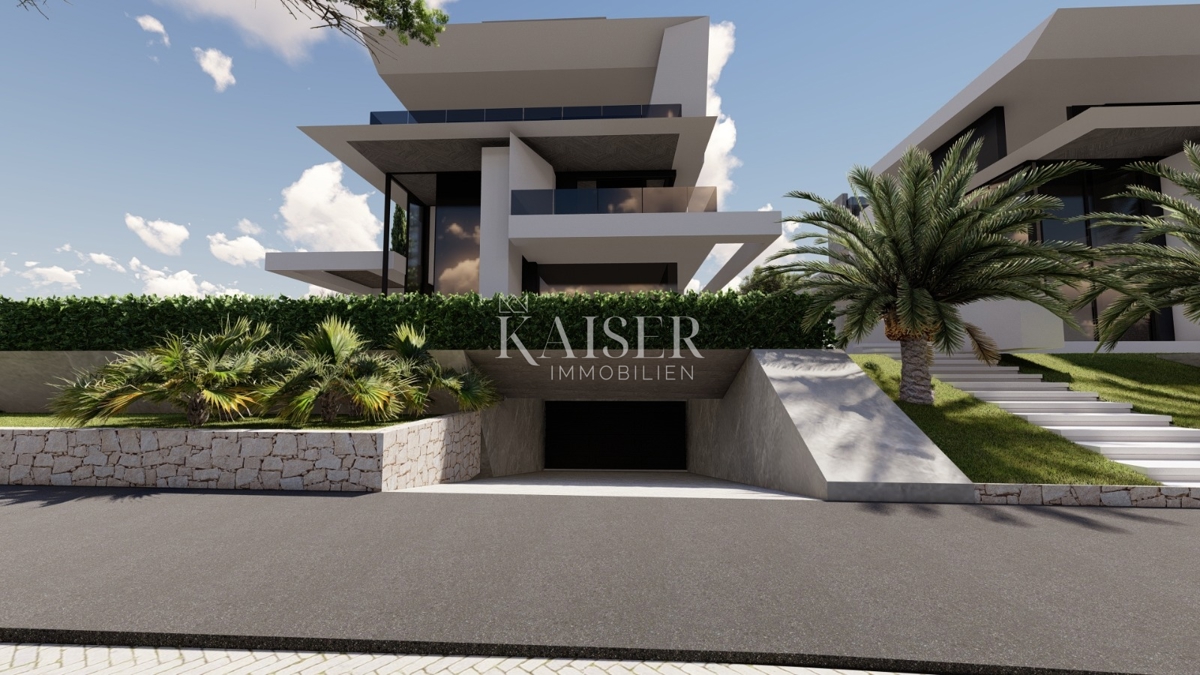 Krk, Njivice - attico, 131m2, nuova costruzione