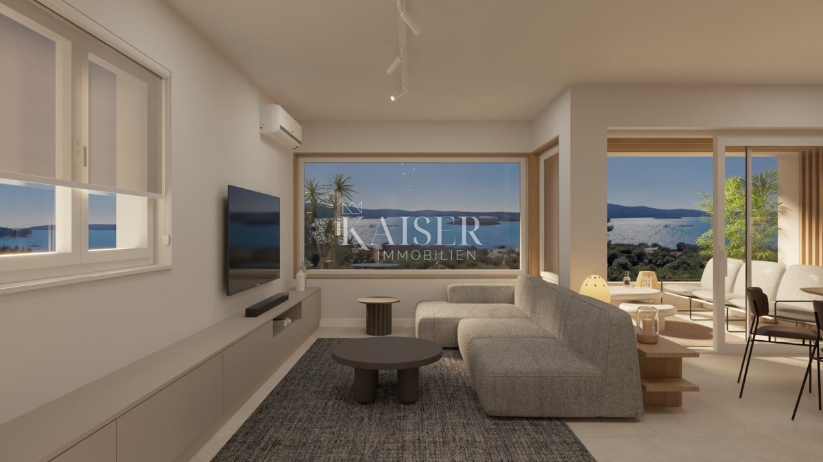 Istria, Medolino - appartamento di lusso di 82 m2 con vista panoramica sul mare 