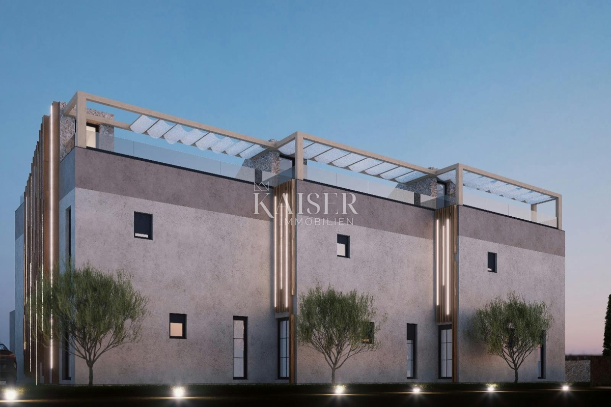 Sukošan, Zara - Moderna villa bifamiliare con terrazza sul tetto