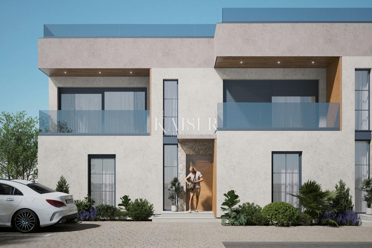 Sukošan, Zara - Moderna villa bifamiliare con terrazza sul tetto