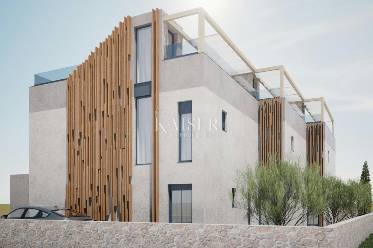 Sukošan, Zara - Moderna villa bifamiliare con terrazza sul tetto