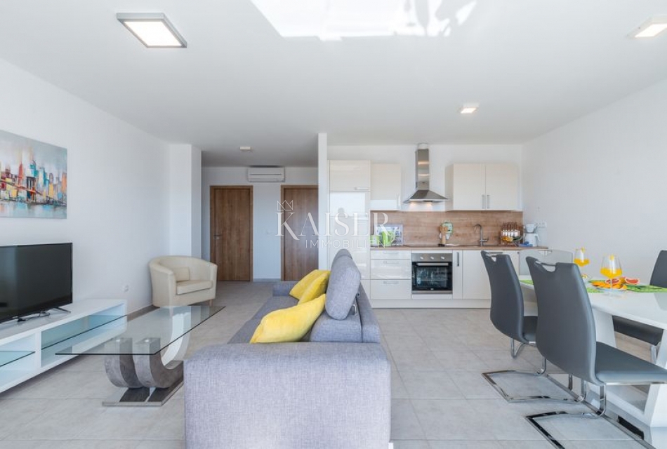 Sukošan, Zara - Moderno appartamento con due camere da letto, loggia e vista mare