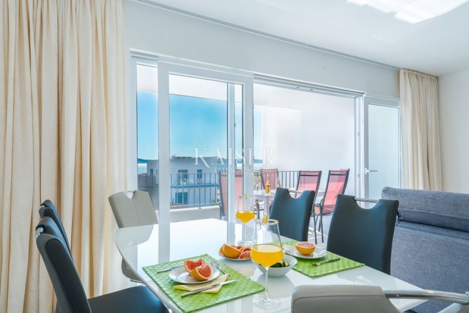 Sukošan, Zara - Moderno appartamento con due camere da letto, loggia e vista mare