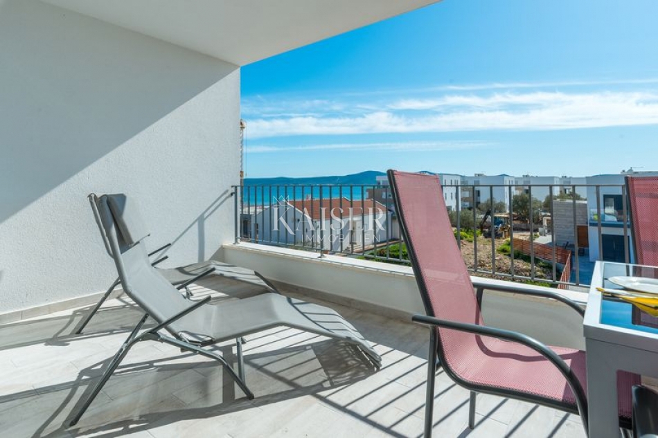 Sukošan, Zara - Moderno appartamento con due camere da letto, loggia e vista mare
