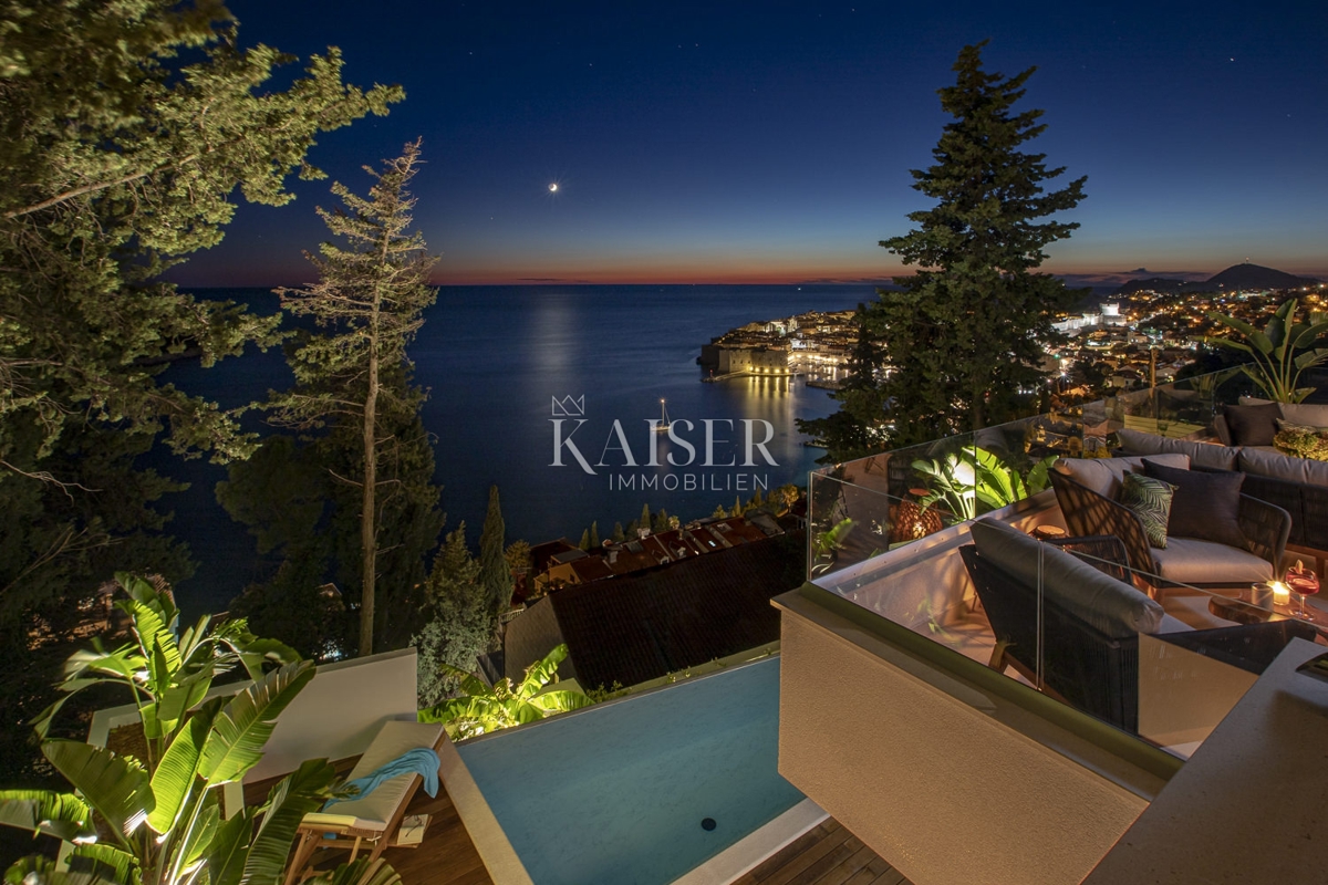 Vista sul centro storico di Dubrovnik, Villa Dubrovnik