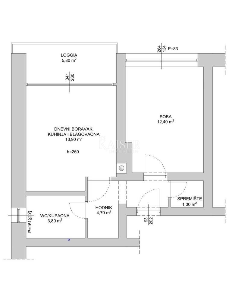 Appartamento Senj, 40,05m2