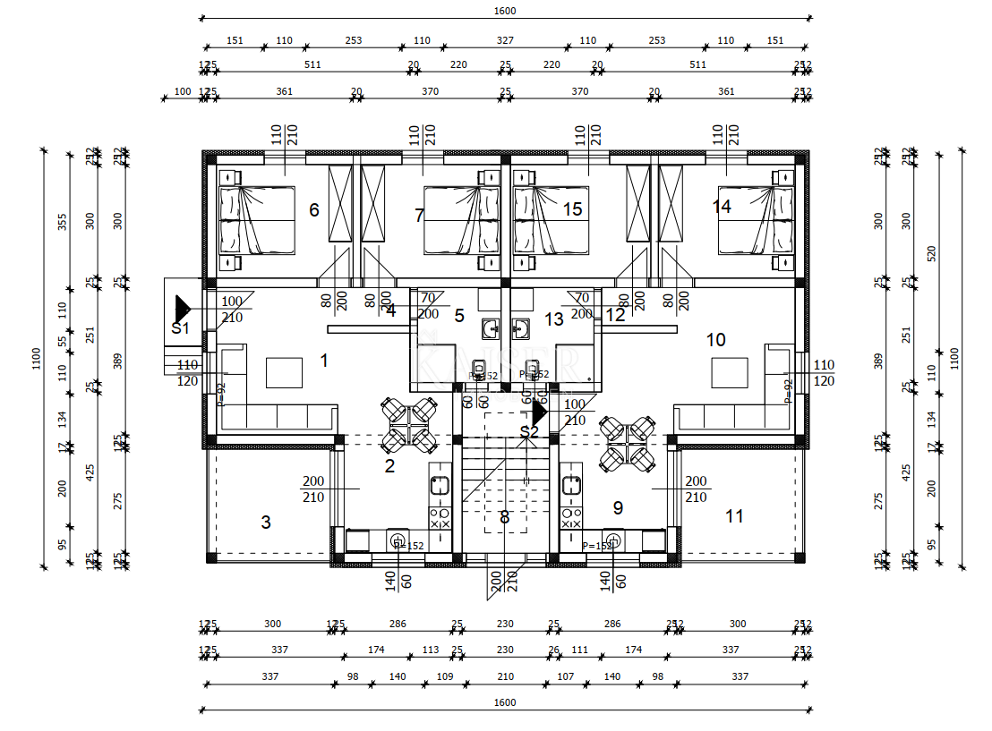 Земля під забудову Sabunike, Privlaka, 690m2