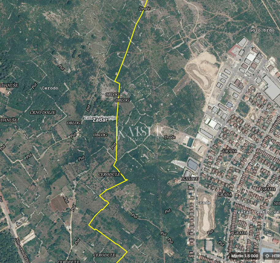 Земля під забудову Novi Bokanjac, Zadar, 3.169m2