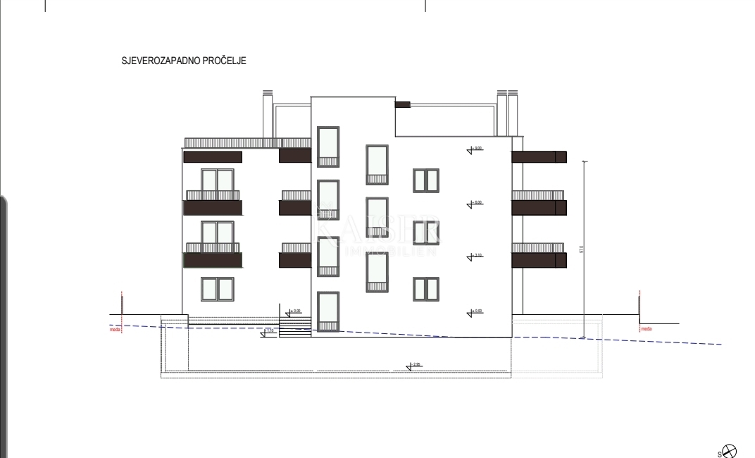 Sukošan AP1 nuovo edificio piano terra vicino al mare