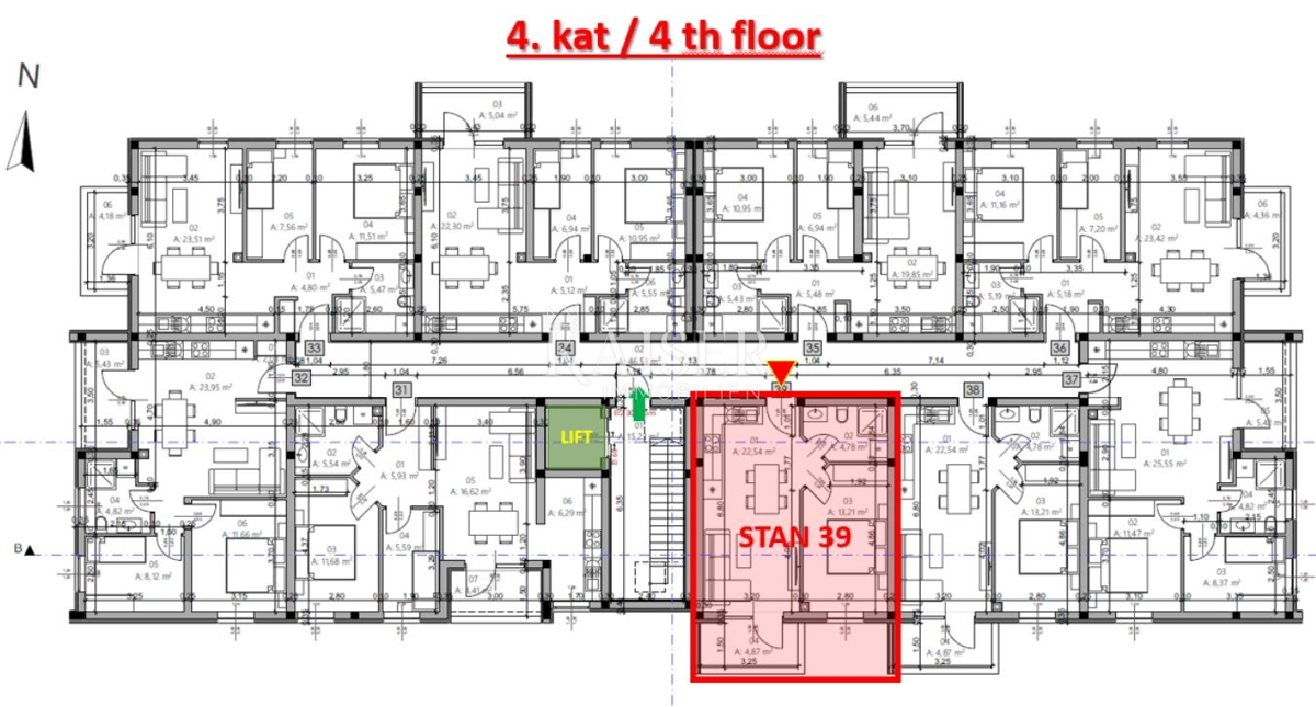 Istria, Pola - moderno appartamento con una camera da letto di 42 m² con balcone
