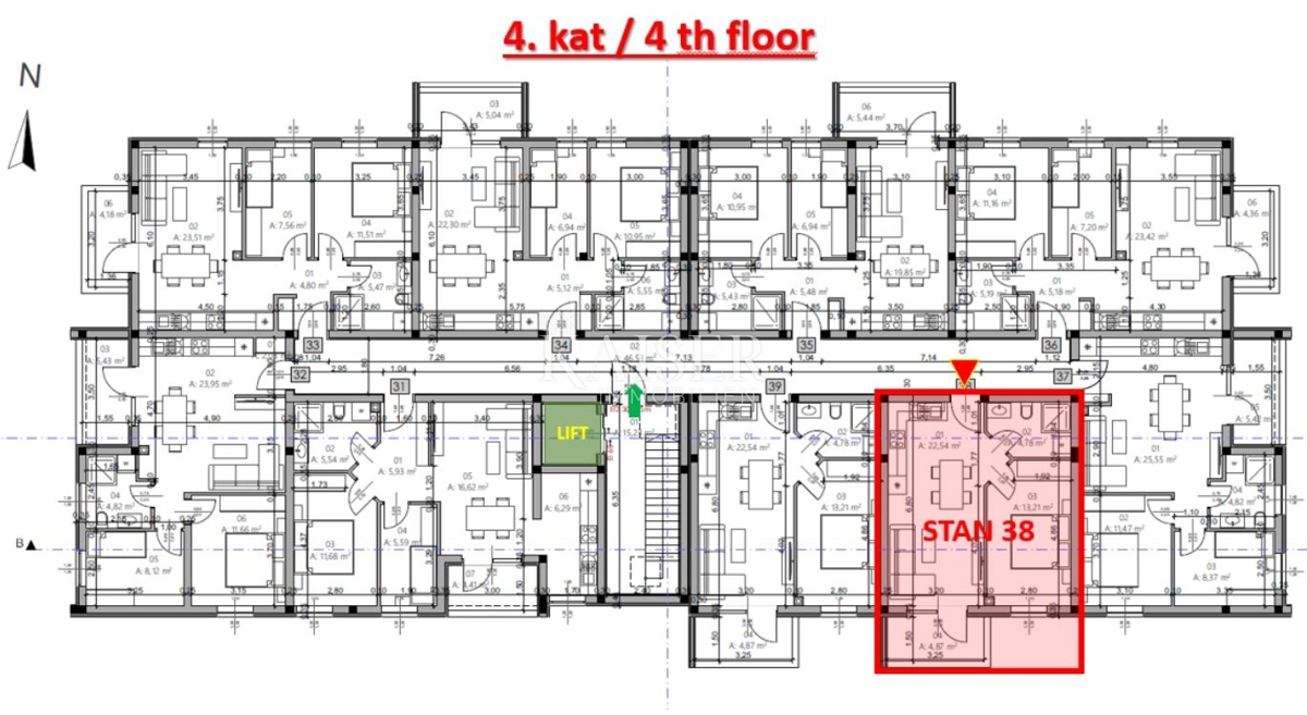 Istria, Pola - moderno appartamento con una camera da letto di 42 m² con balcone