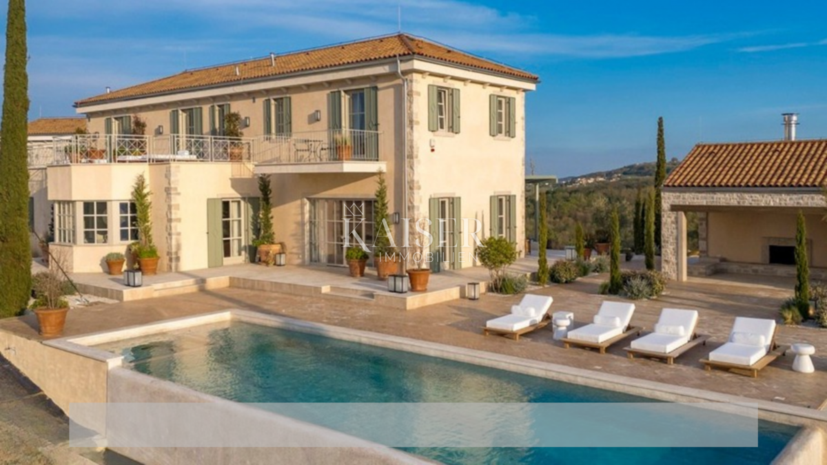 MOTOVUN, ISTRIA, LA VILLA DI LUSSO PIÙ PRESTIGIOSA DELL'ISTRIA