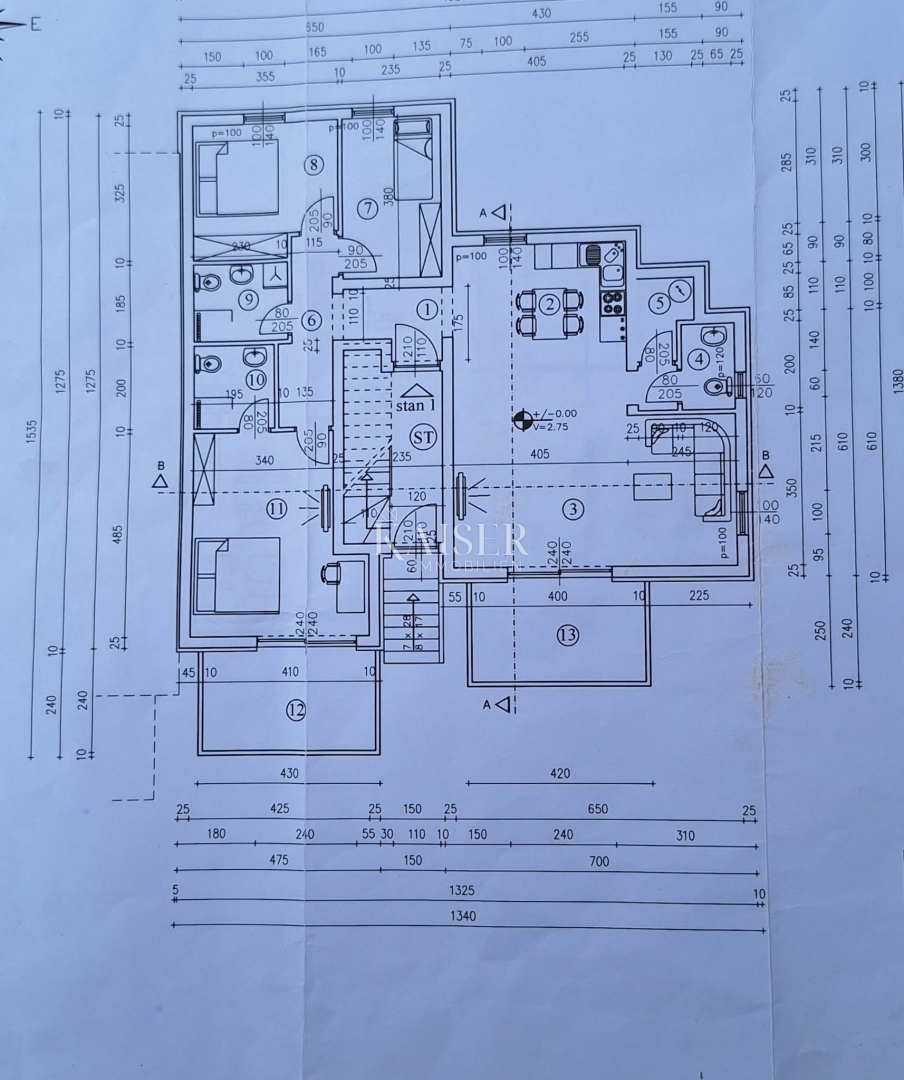 Appartamento Podmurvice, Rijeka, 114m2