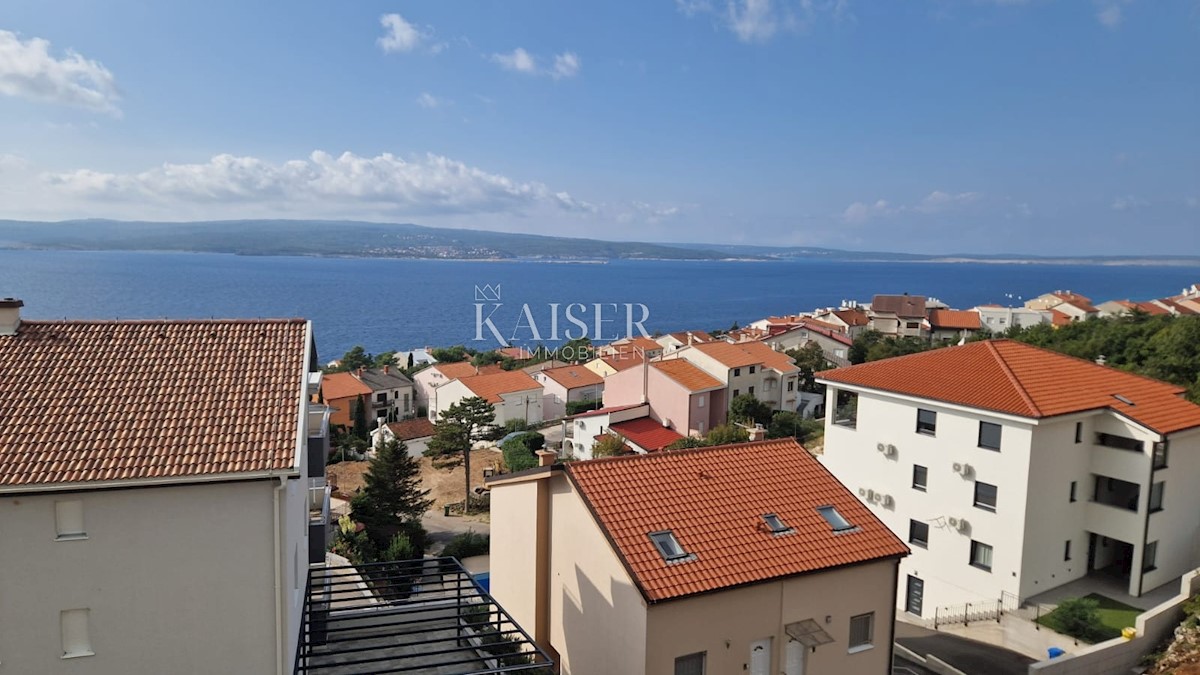 Crikvenica - appartamento in una nuova costruzione con una bellissima vista sul mare