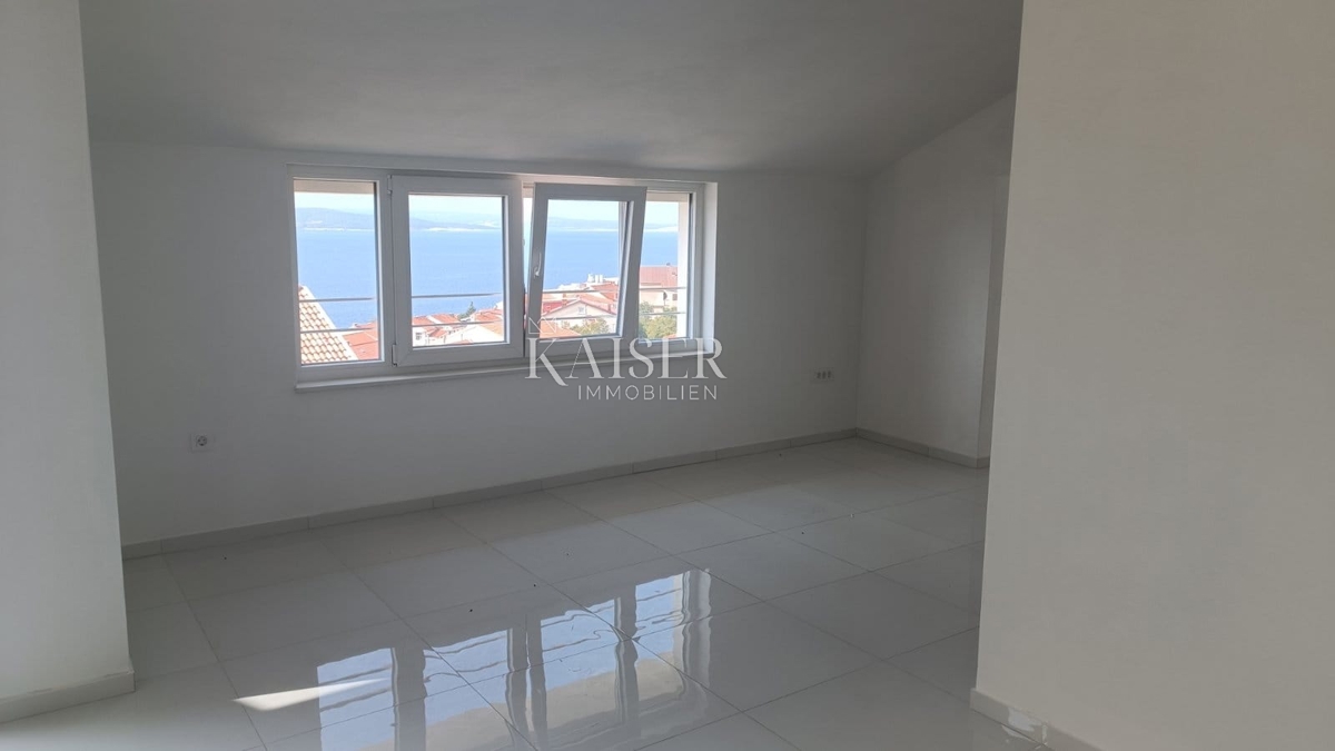 Crikvenica - appartamento in una nuova costruzione con una bellissima vista sul mare