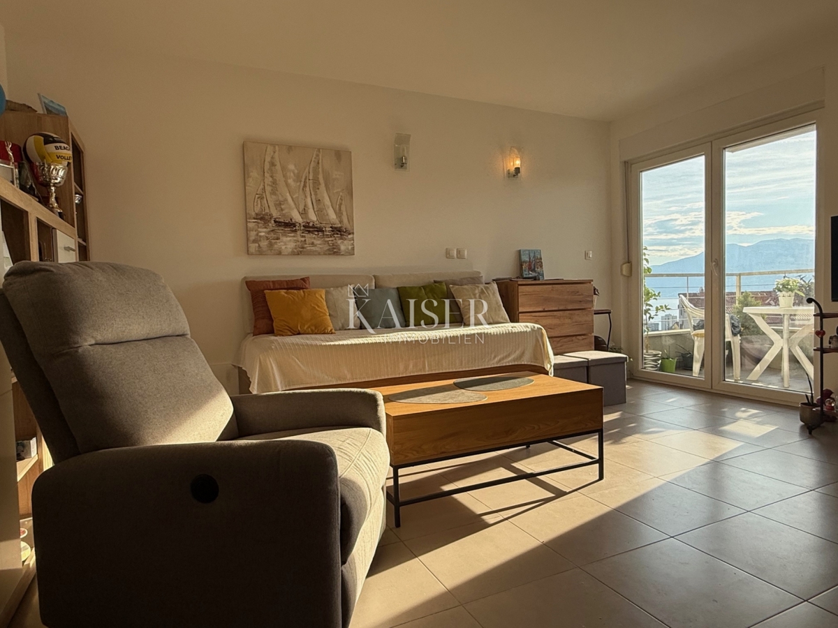 Rijeka, Hosti - meraviglioso appartamento con 2 camere da letto con vista mare