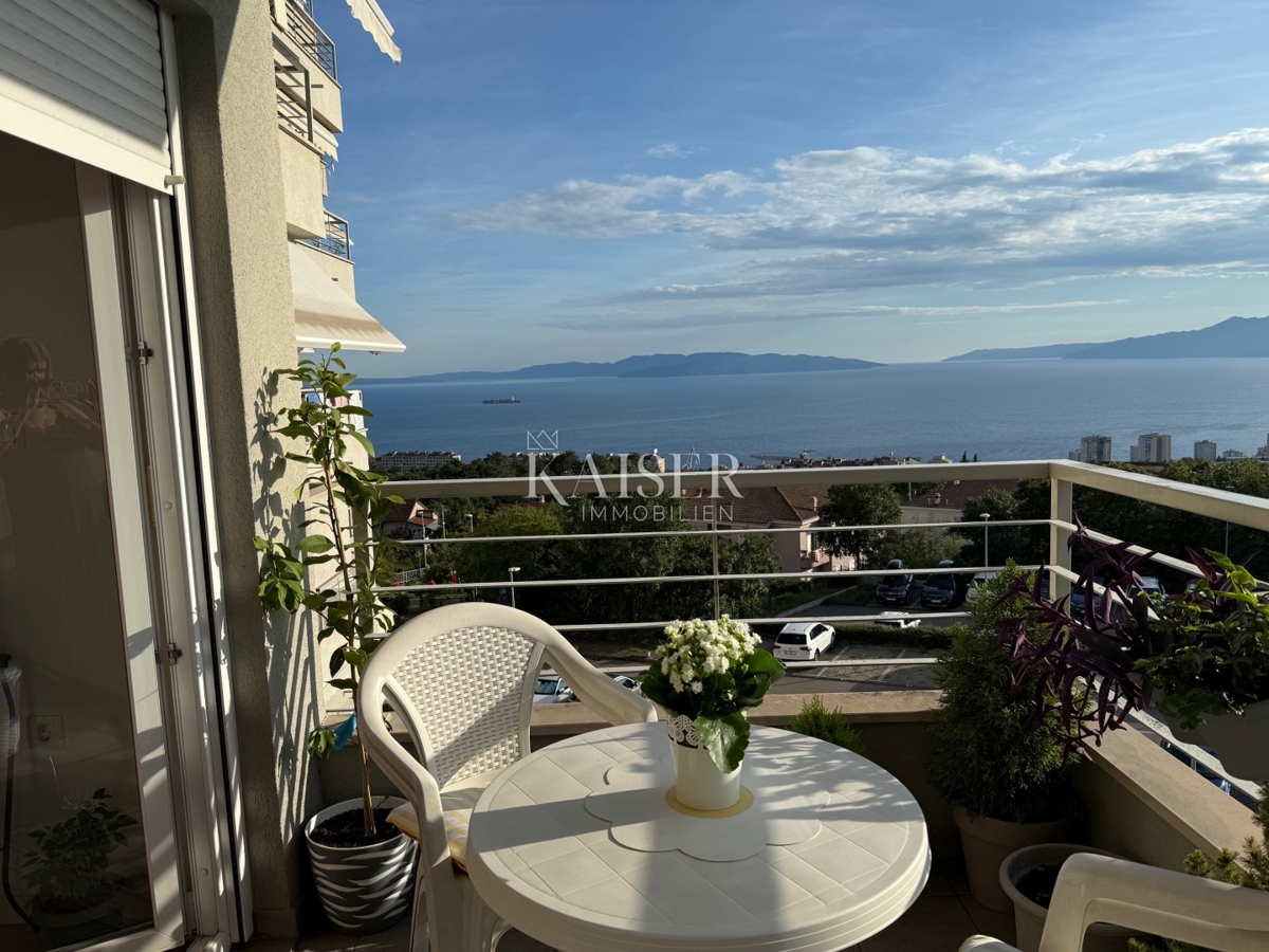 Rijeka, Hosti - meraviglioso appartamento con 2 camere da letto con vista mare
