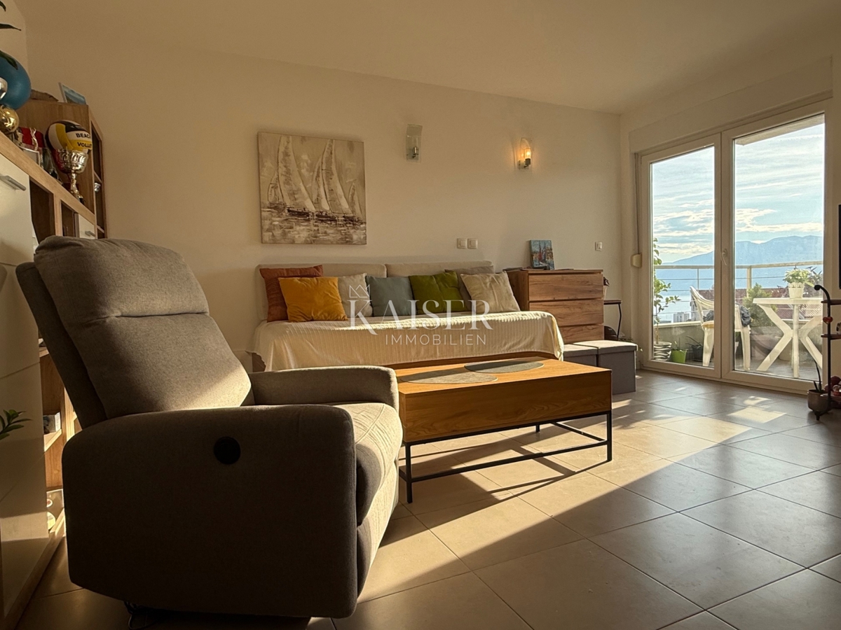 Rijeka, Hosti - meraviglioso appartamento con 2 camere da letto con vista mare