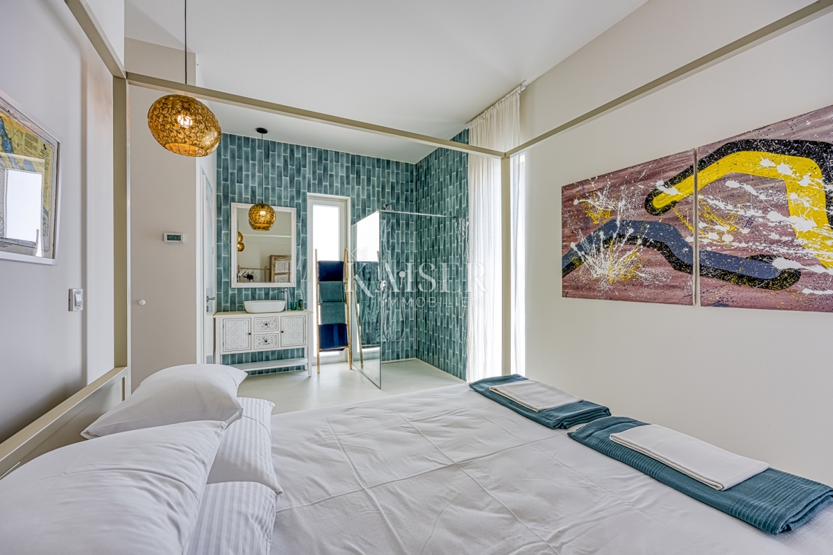 Isola di Krk, dintorni di Krk - bellissima villa con vista mare, 110 m2