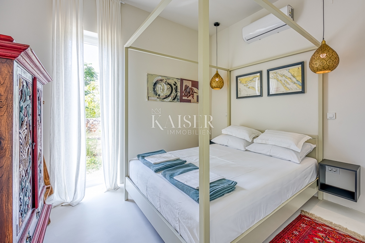 Isola di Krk, dintorni di Krk - bellissima villa con vista mare, 110 m2