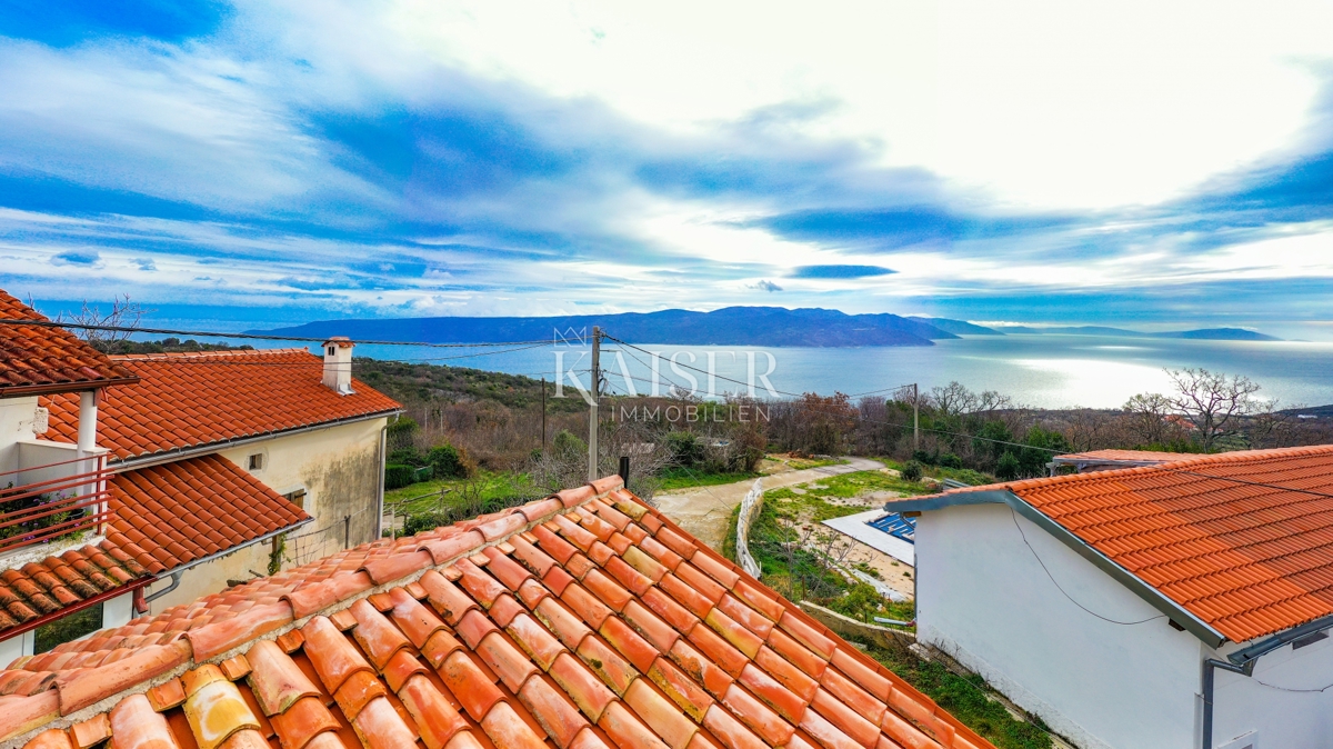 Brseč - casa con vista mare, 98 m2