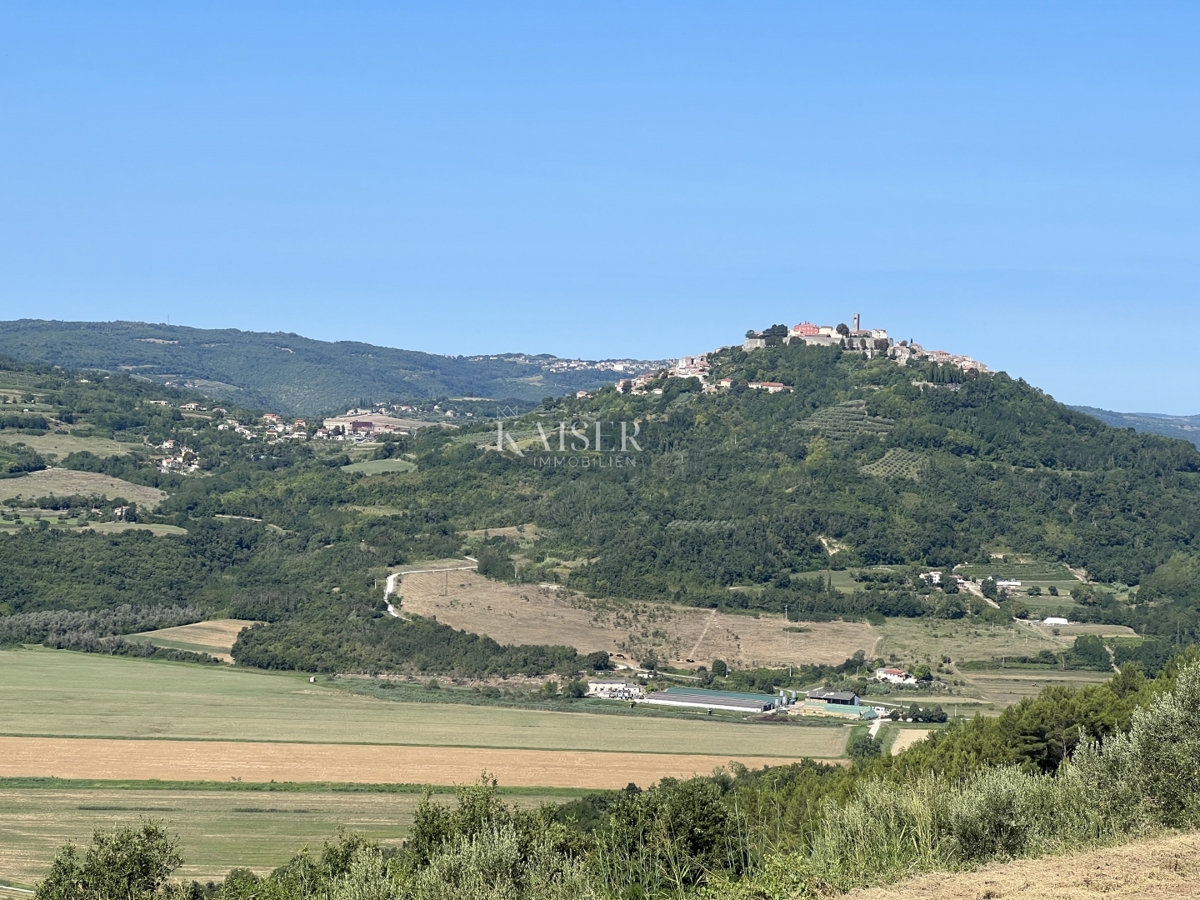 Istria, Motovun, terreno edificabile per 4 ville