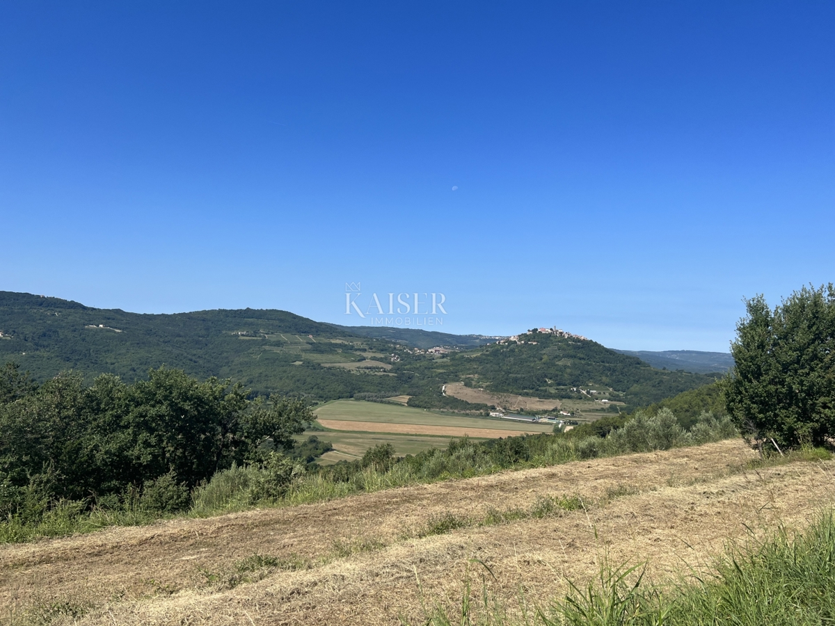 Istria, Motovun, terreno edificabile per 4 ville