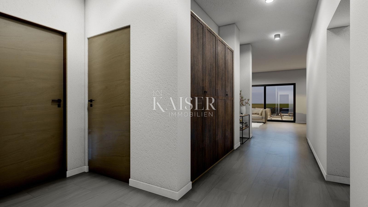 Isola di Krk, Vrbnik - appartamento 50m2, nuova costruzione, vista mare