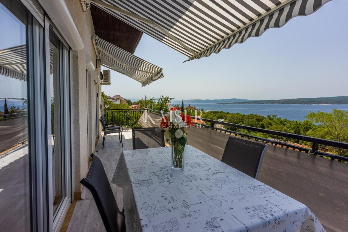 Crikvenica, Dramalj - Appartamento con 2 camere da letto con vista mare e garage