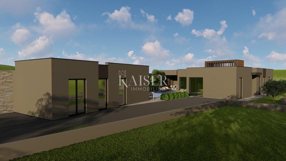 Istria, Pola - casa di lusso a un piano 166m2 con piscina