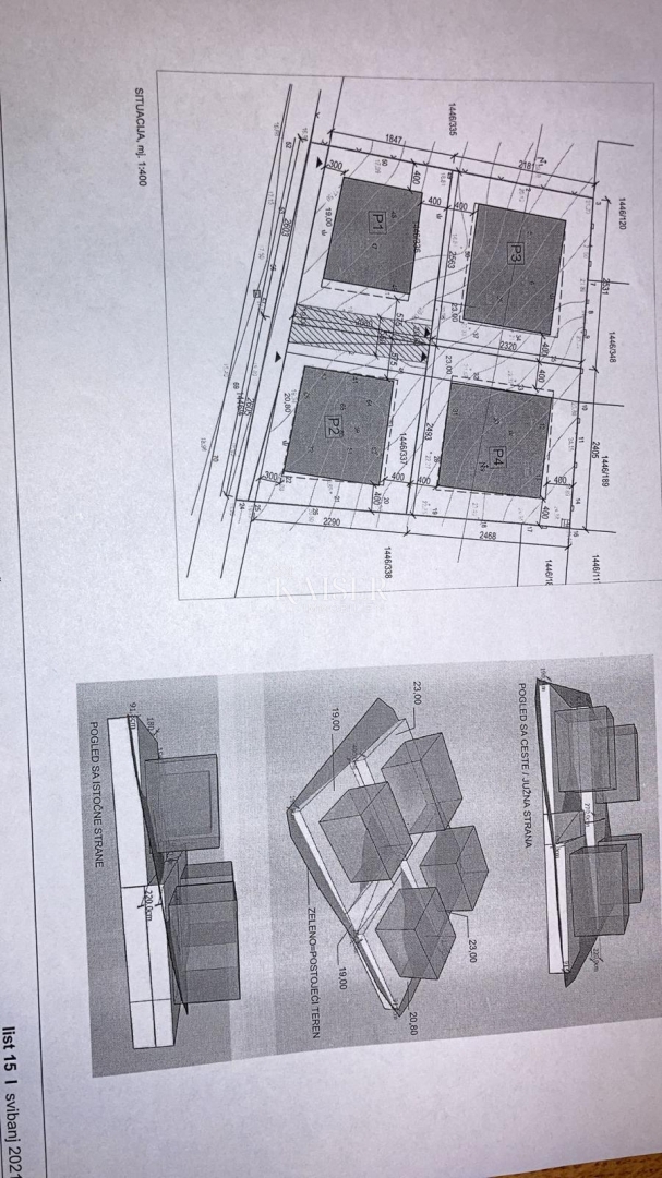 Земля під забудову Pula, 2.465m2