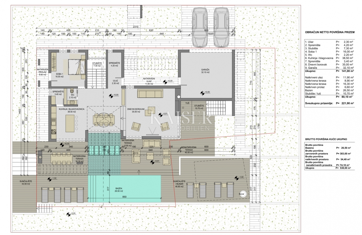 Istria, Rabac - villa unica a 90 m dal mare, 465 m2
