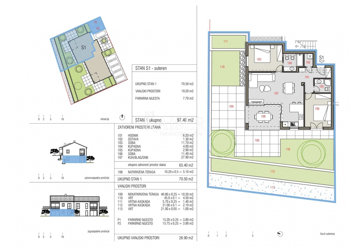 Mali Lošinj, baia Artatore, bellissimo appartamento 97 m2 - nuova costruzione 