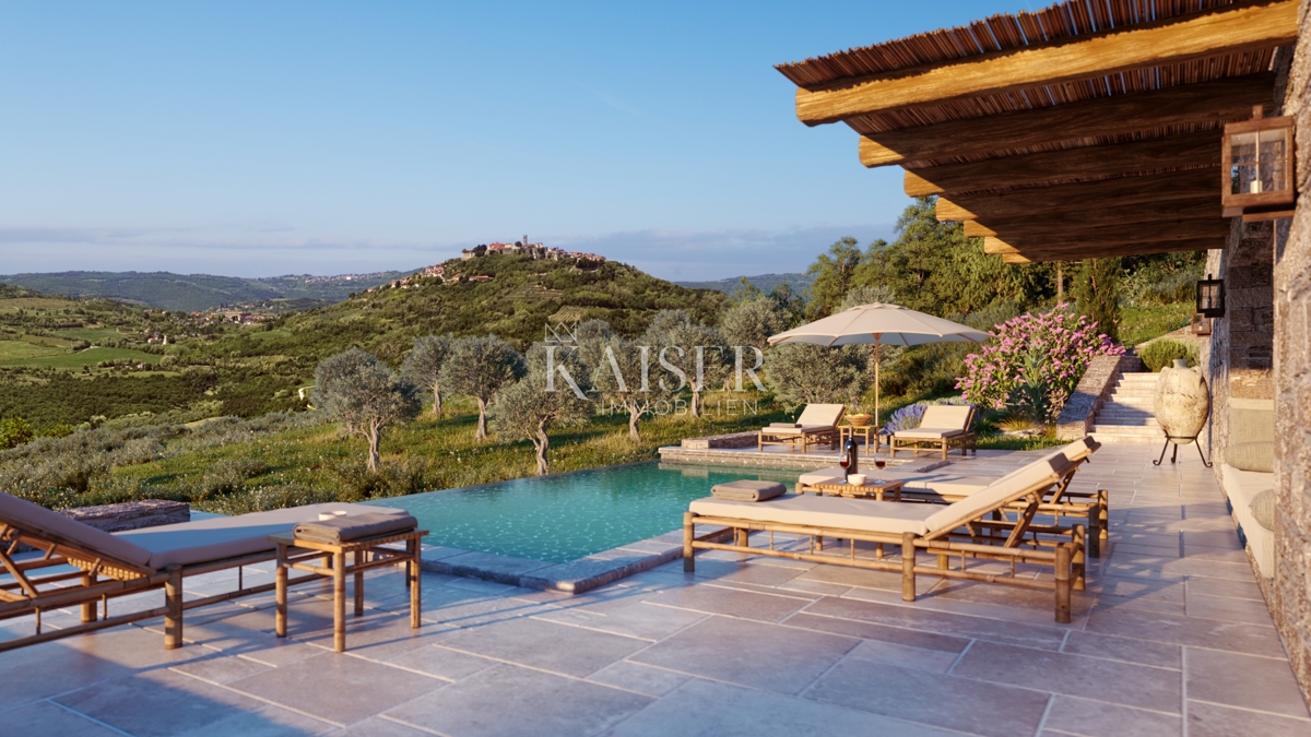 Istria, Montona - terreno con permesso di costruire