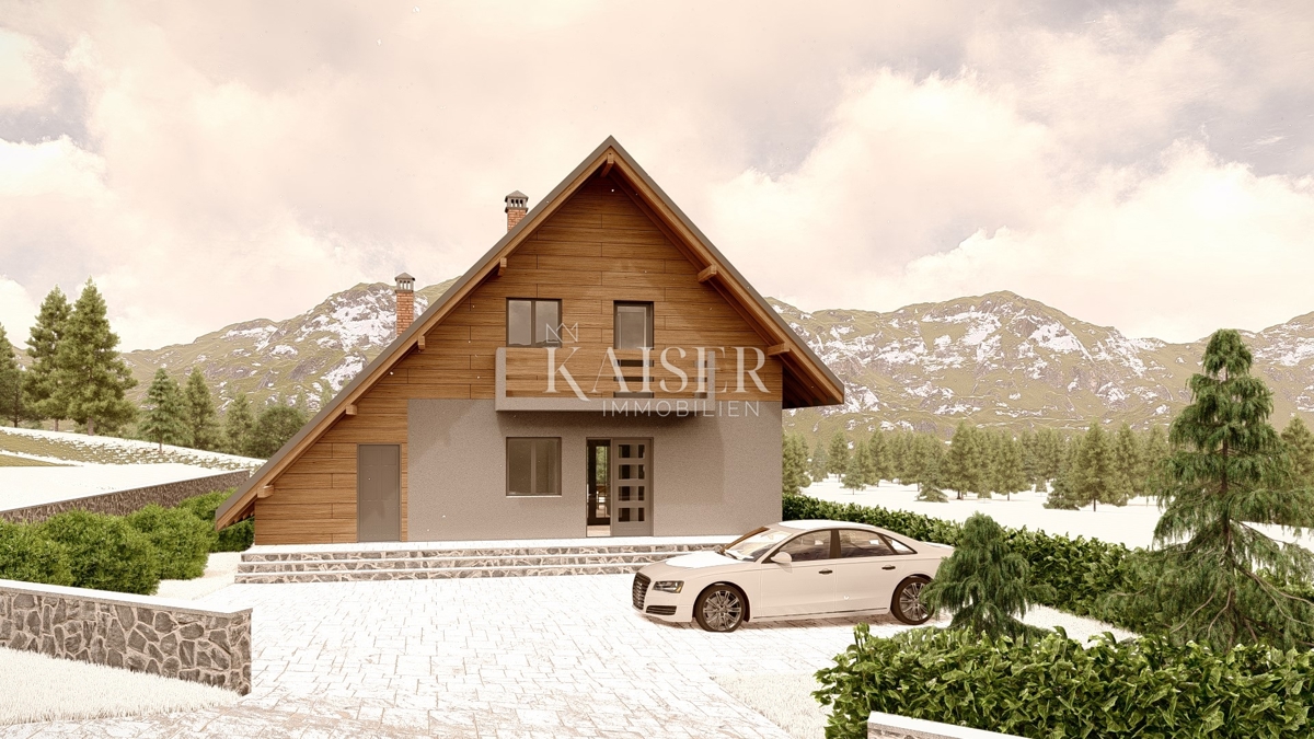 Raavna Gora, Stari Laz - terreno edificabile 1500 m2 con permesso di costruzione