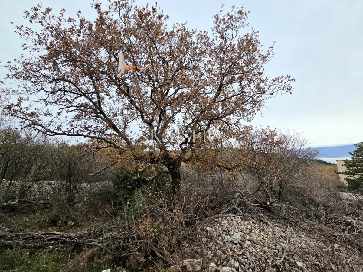 Krk, Vrbnik - terreno edificabile 2700m2, vista mare