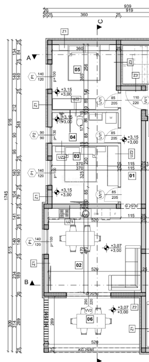 Vodice, Sebenico - Moderno appartamento con due camere da letto e terrazza coperta a 700 metri dal mare
