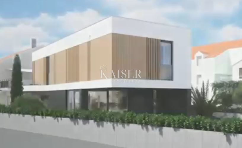 Vodice - Lussuosa villa moderna con piscina e garage a 300 metri dal mare