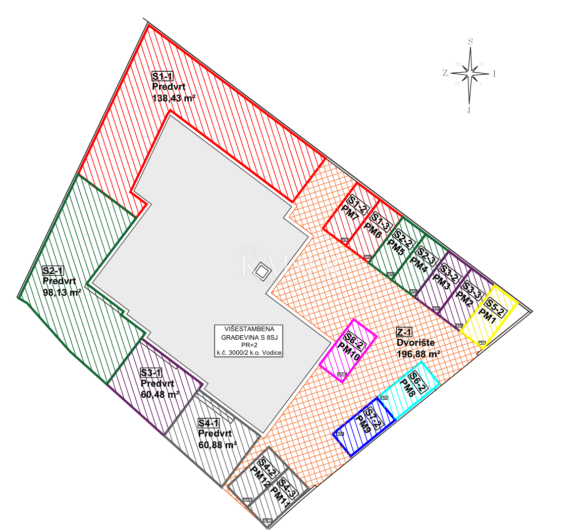 Appartamento Vodice, 152m2